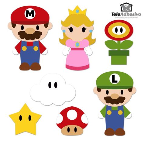 Stickers for Kids Kit Mario Bros