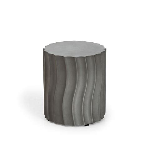 GZMR Round Outdoor Coffee Table 14.6-in W x 14.6-in L at Lowes.com