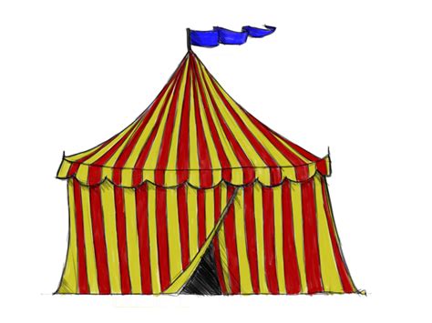 How to Draw a Circus Tent: 6 Steps (with Pictures) - wikiHow