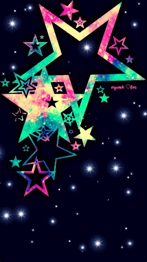 Neon Stars Galaxy Wallpaper #androidwallpaper #iphonewallpaper #wallpaper #galaxy #spar… | Pop ...