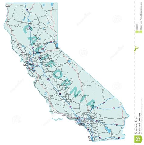 California Interstate Highway Map - Printable Maps