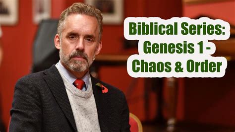 Jordan Peterson - Biblical Series: Genesis 1 - Chaos & Order - YouTube