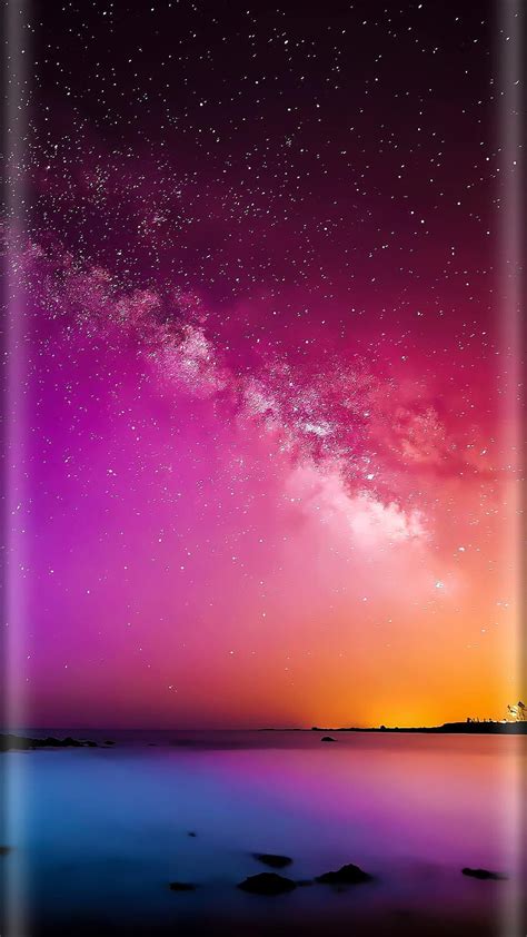 WonderfulGalaxy, galaxy, night, pink, HD phone wallpaper | Peakpx