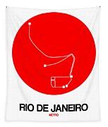 Rio De Janeiro Red Subway Map Digital Art by Naxart Studio - Pixels