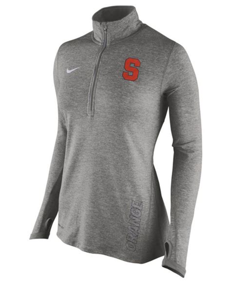 Nike Synthetic Women's Syracuse Orange Stadium Element Quarter-zip ...