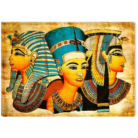 Startonight Canvas Wall Art Egyptian Goddesses USA Design for Home Decor, Illuminated African ...