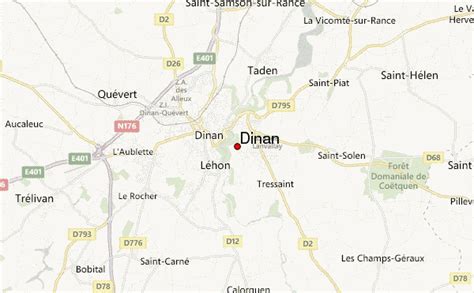 DINAN MAP - TravelsFinders.Com