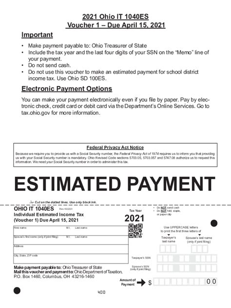 Ohio Estimated Tax 2021-2024 Form - Fill Out and Sign Printable PDF ...