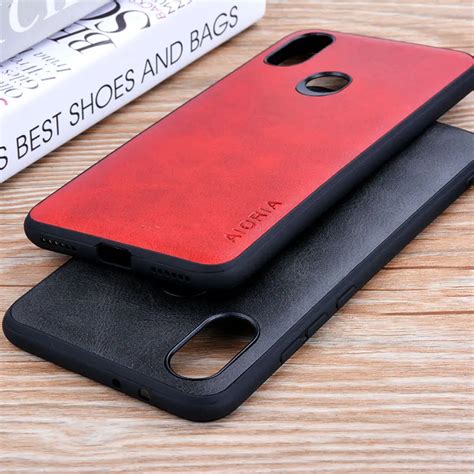 for Xiaomi Mi A2 case Luxury Vintage leather cover phone cases for ...