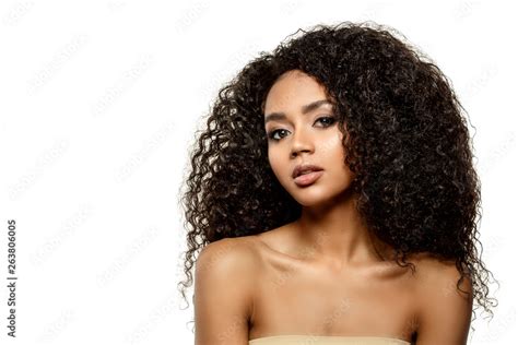 Beauty black skin woman African Ethnic female face. Young african ...