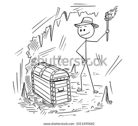 Cartoon Stick Man Drawing Illustration Adventure Stock Vector (Royalty Free) 1011690682 ...