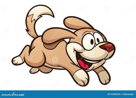 Stock Images: Running Dog Cartoon. Image: 41969224