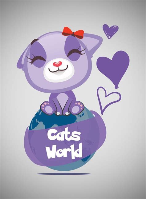 Purple Cat Logo - LogoDix