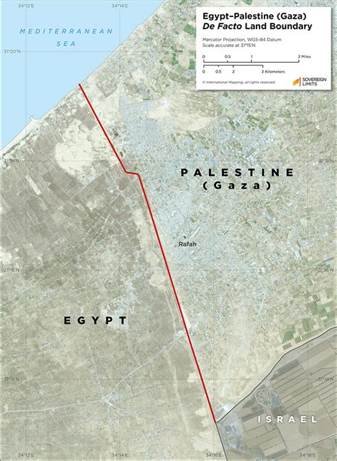 Egypt–Palestine (Gaza) Land Boundary | Sovereign Limits