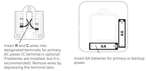 Honeywell T4 Pro Programmable Thermostat Installation Instructions - Text Manuals