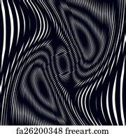 Free art print of Moire effect, vector illustration | FreeArt | fa15434405