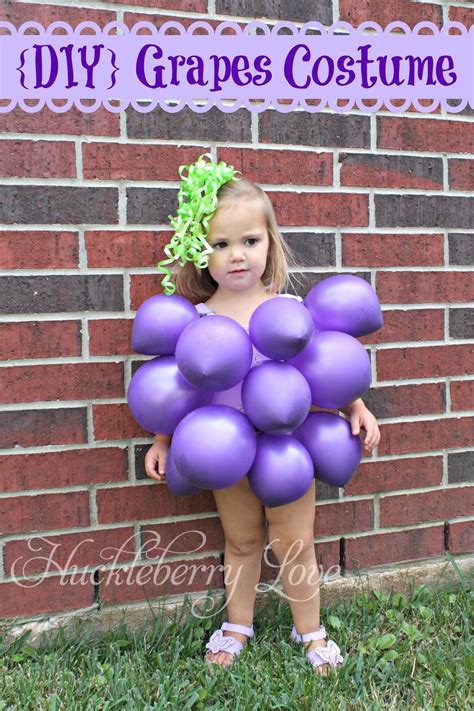 Huckleberry Love: Last Minute Halloween Costume {Grapes} | Diy ...