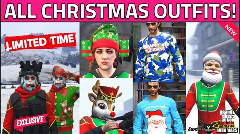 *LIMITED* How To Get CHRISTMAS Outfits in GTA 5 Online! New Christmas ...