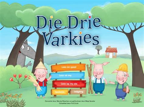 Die Drie Varkies – LAPA/Full Circle-animasiestorieboek | Kids preschool learning, Kids poems ...