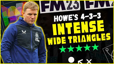 Eddie Howe's INTENSE 433 FM23 Tactic | Eddie Howe Tactics