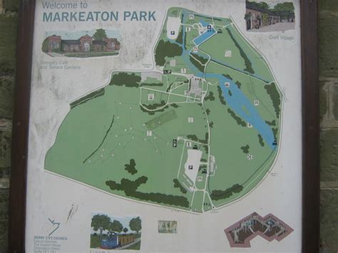 Map of Markeaton Park in Derby | A map of Markeaton Park in … | Flickr