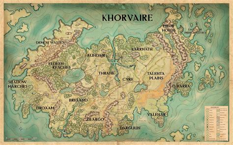 Eberron Khorvaire Map