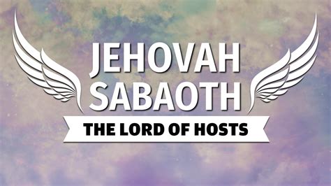 Jehovah Sabaoth: The Lord of Hosts | Elim Church Assembly of God Singapore