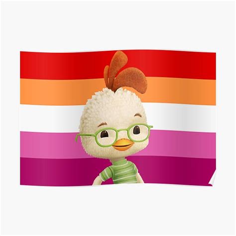 "Lesbian Pride - Chicken Little" Poster by onisam | Redbubble