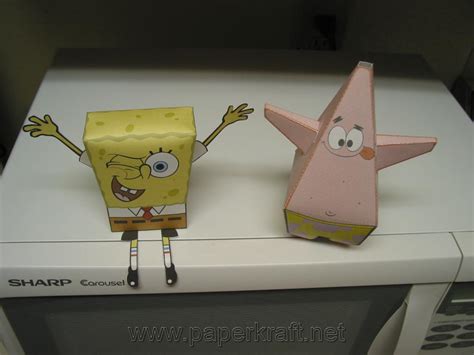 SpongeBob Squarepants ~ Paperkraft.net - Free Papercraft, Paper Model ...