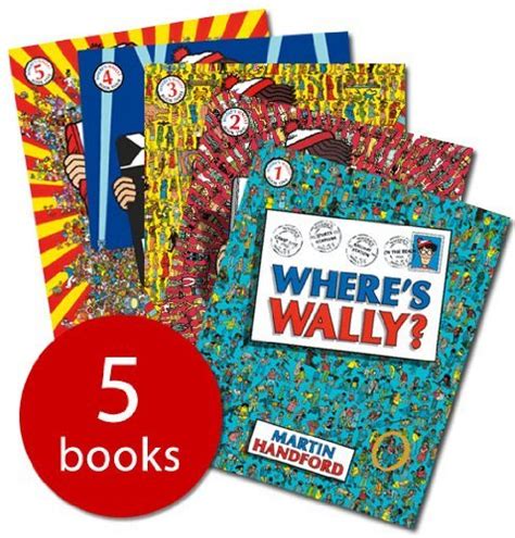 Buy Where's Wally books: 5 large picture books and 1 Sticker Book (Where's Wally / Where's Wally ...