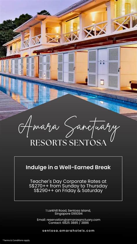 Amara Sanctuary Resort Sentosa - Special Rates | Ministry of Education ...