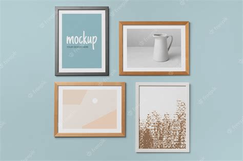 Premium PSD | Bundle frame mockup design