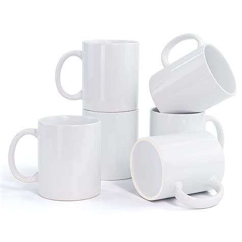 Blank White Mugs Bulk