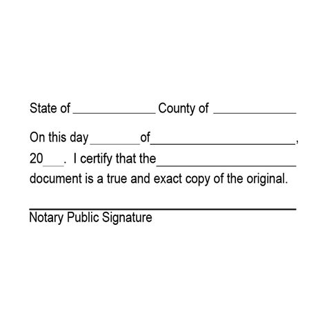 Notary Certified True Copy Stamp - rodzinaindustries