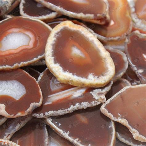 Red agate slices for pendants making,agate stone slabs for home decor ...