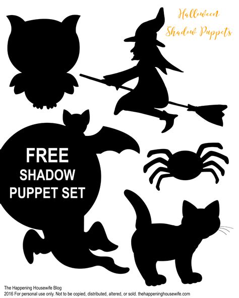 Shadow Puppets Printable