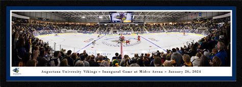 Augustana Vikings Hockey at Midco Arena Panoramic Poster - the Stadium ...