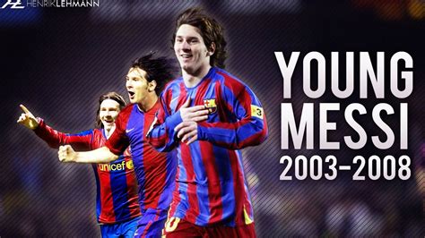 The Young Lionel Messi Goals, Skills & Assists 2003-2008 HD - YouTube