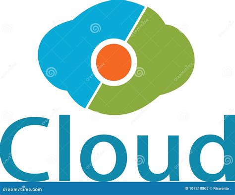 Cloud Storage and Logo Images Stock Illustration - Illustration of ...