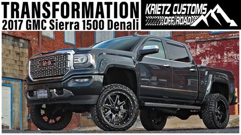 How To Lift A 2017 GMC Sierra 1500 Denali with 6 Inch Rough Country ...