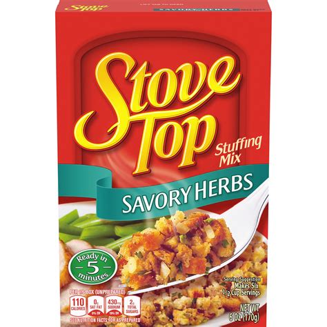 Stove Top Savory Herbs Stuffing Mix, 6 oz Box - Walmart.com - Walmart.com