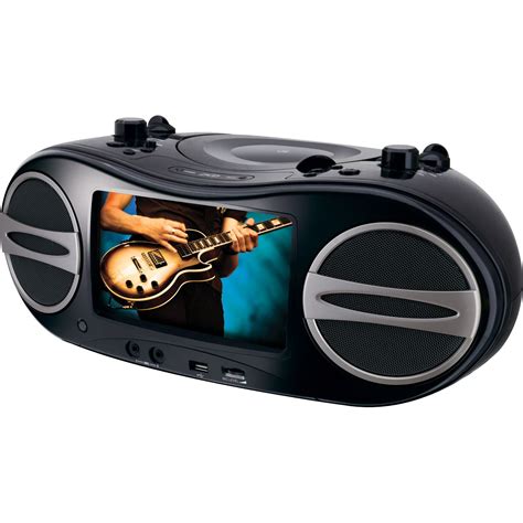 GPX BD707B Portable DVD/CD Player w/ 7 in. (Diagonal) Display