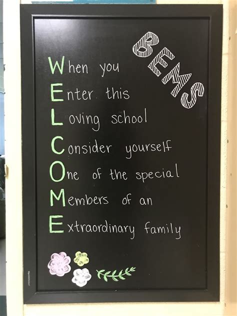 Welcome sign outside my office greeting our new students. | Welcome ...