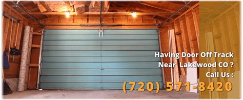 Garage Door Off-Track in Lakewood, CO - (720) 571-8420