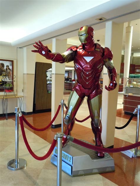 Hollywood Movie Costumes and Props: Iron Man 2 suit on display ...