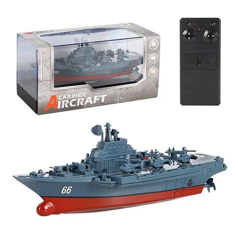 Buy NEXTAKE Remote Control Warship Toy, 2.4G RC Aircraft Carrier Remote Control Frigate Model ...