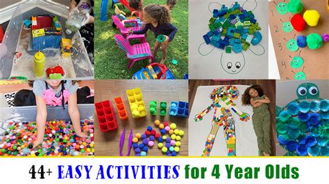 44+ Fun and Easy Activities for 4 Year Olds - Happy Toddler Playtime