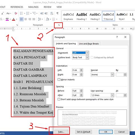 √ Cara Membuat Daftar Isi MS Word, OTOMATIS & MANUAL - Pakar Dokumen