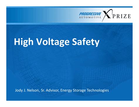 High Voltage Safety