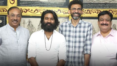 Dhanush's trilingual film with Sekhar Kammula launched. Pics from the pooja ceremony out - India ...